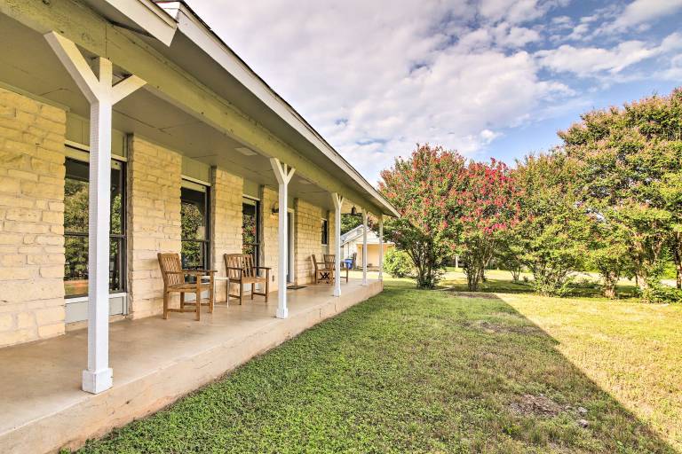 Bright Jonestown Retreat w Yard & Patio