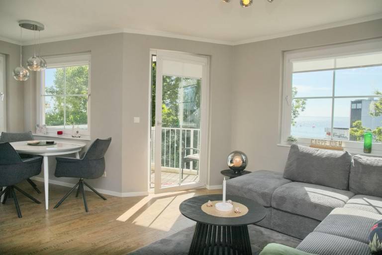 Holiday apartment with terrace & sauna in Groemitz