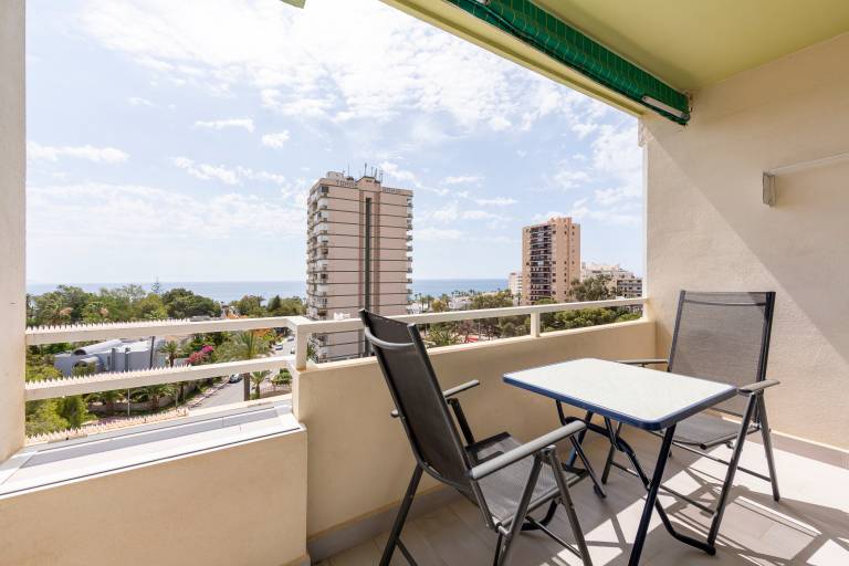 Nice studio with garden, pool & terrace | Sea view | Pets are welcome in Almeria