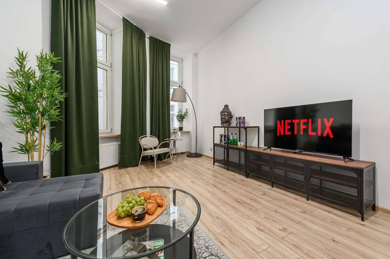 Apartment with fast internet in Lódz