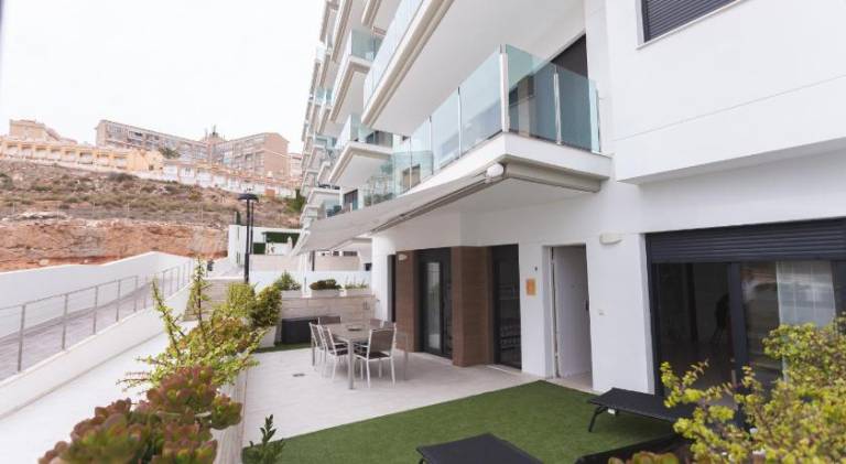 Apartment with patio, yard & pool — photo 3
