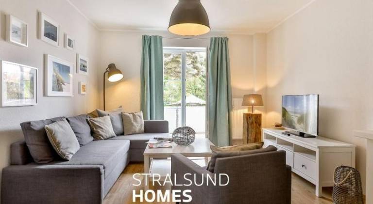 Pleasant apartment with patio | Pets are welcome in Stralsund