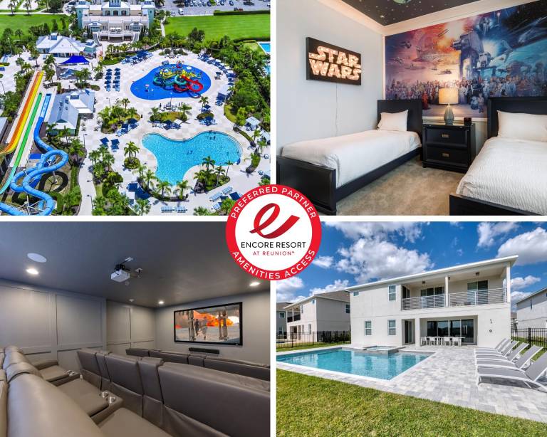 Vacation home with private pool & jacuzzi in Osceola, FL