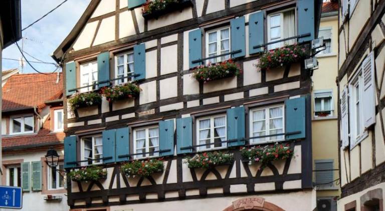 Historisches Gastehaus Au Faucon von 1535 in Haguenau