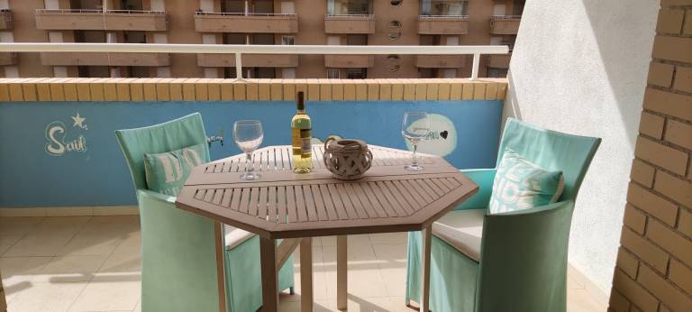 Rental apartment with terrace, pool & yard | Sea view in Oropesa del Mar