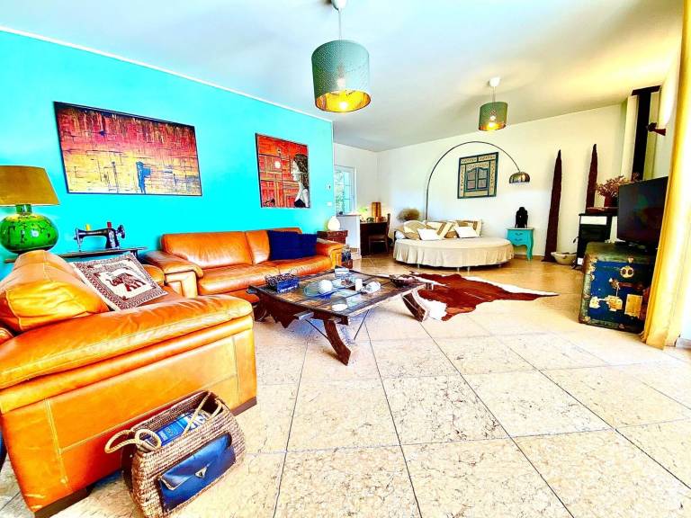 Fully equipped vacation home with yard, private pool & BBQ | Pool view | Pets are welcome in Moscenicka Draga