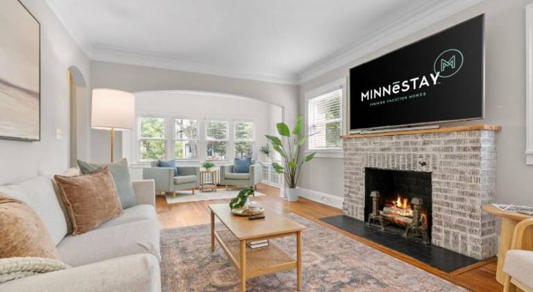 Fully equipped house with yard | Perfect for remote work | Pet-friendly in Minneapolis, MN