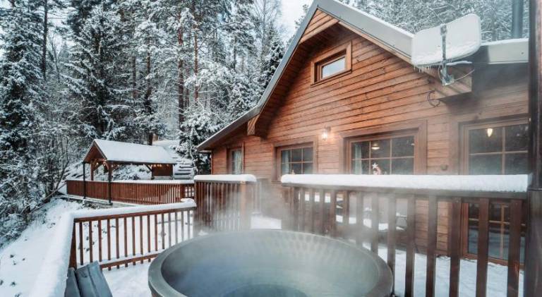 SOVIA WELLNESS CHATA s jacuzzi kadou a saunou, Cingov — photo 2