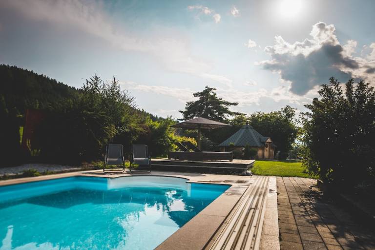 Ferienhaus mit Pool in Gemeinde Seckau, Österreich f&uuml;r max. 2 Personen