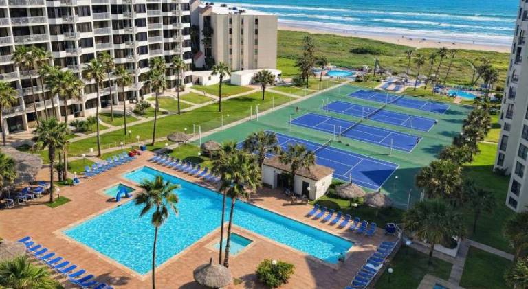 Resort-like beachfront Heated Pool in South Padre Island, TX