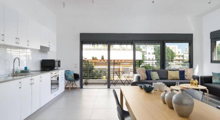New & Bright 2BR with Balcony near Beach by FeelHome in Tel Aviv