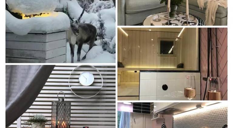Rental apartment with hot tub & sauna in Rovaniemi