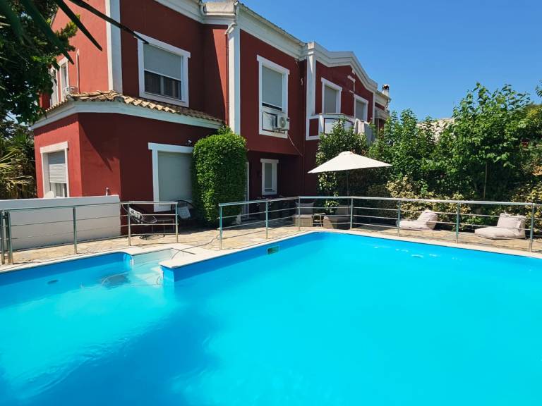 Family-oriented vacation home with barbeque, garden & pool | Beach view | Dogs allowed in Corfu