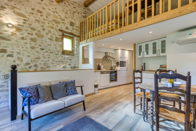 Ferienhaus mit Hund inVillemagne-l'Argentière, Frankreich  f&uuml;r max. 4 Personen