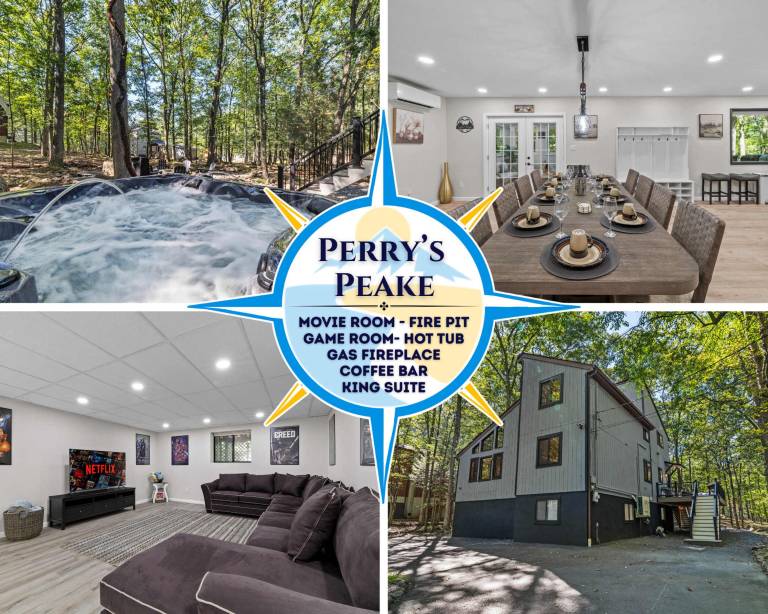 Near Ski Resorts with Hot Tub Game and Movie Room