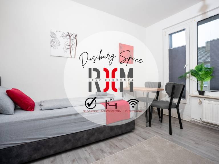 Rental apartment with patio | Suitable for remote work in Duisburg