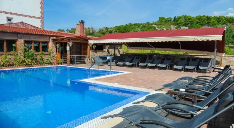Studioapartment in Novalja mit Meerblick, Terrasse, Klimaanlage, W-LAN (3565-8) in Senj