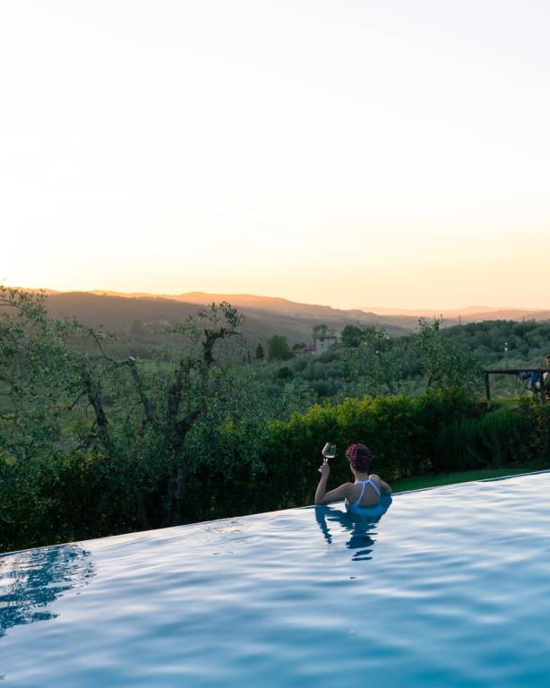 Unique Villa with Infinity Pool in the heart of Chianti in Greve in Chianti