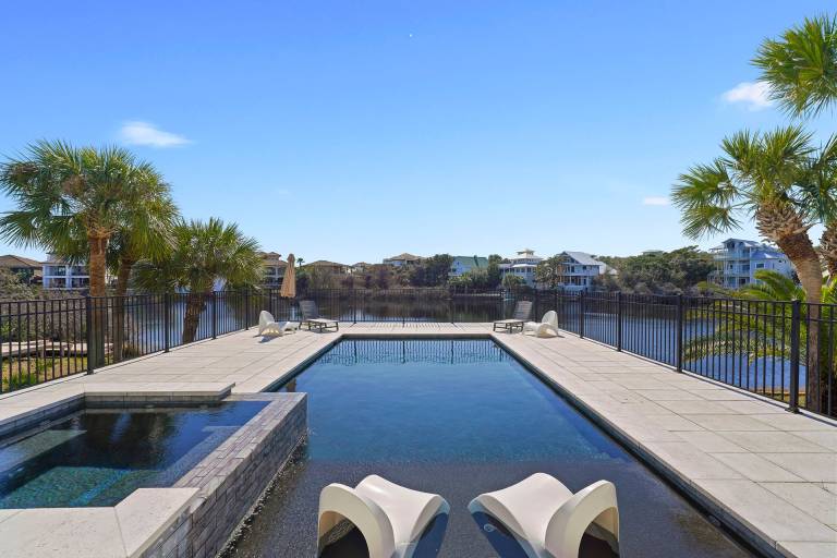 Water's Edge - Luxury Lakefront Beach House with Private Pool & Community Amenities in Miramar, FL