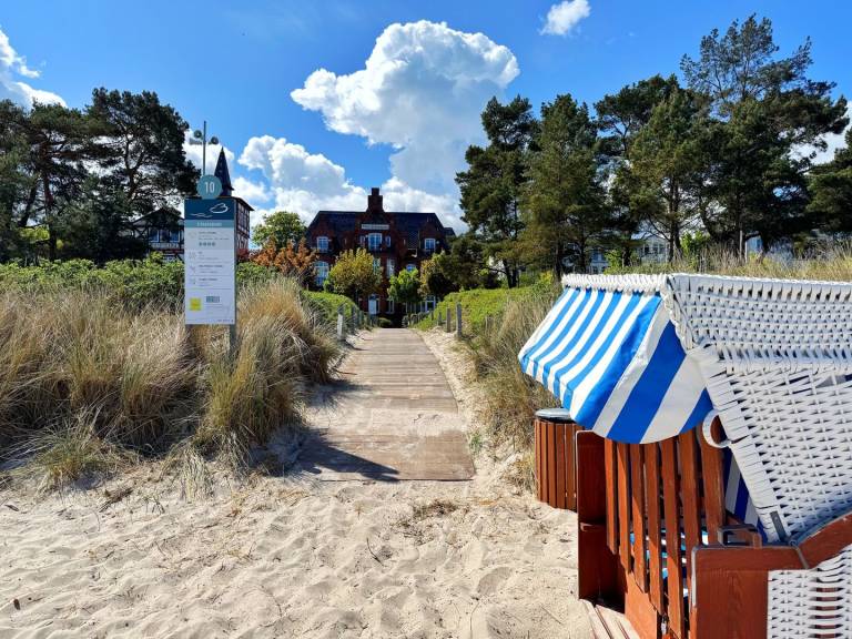 Komfort-Appartement Wabi Sabi in der Villa Glückspilz für 4 Personen, Strandlage — photo 4