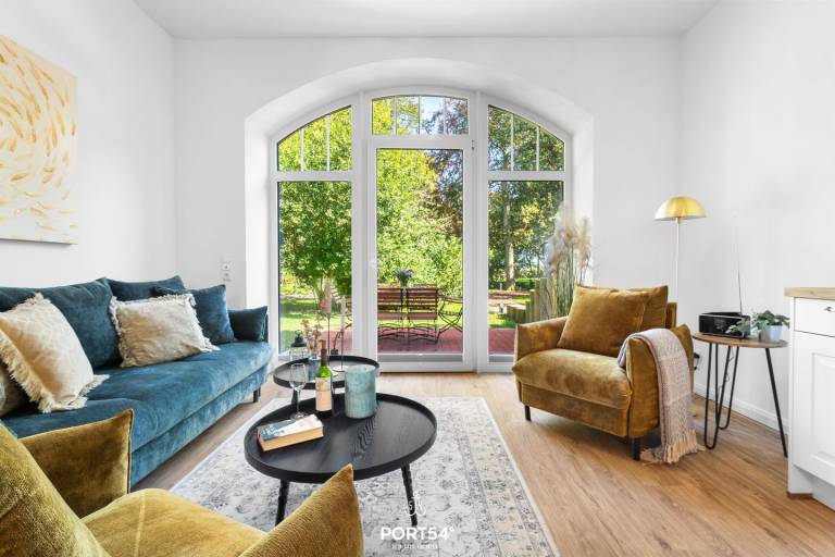 Seepferdchen- Terrasse mit Blick ins Grüne & Platz für 6 Personen auf 120 m² in Büsum