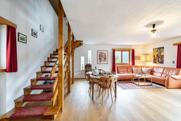 Chasa Moffa: Grosszügige 5.5-Zimmer Wohnung in Vnà mit Panoramaaussicht und eigener Sauna — photo 5