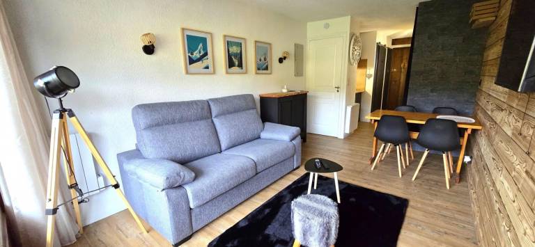 1st floor, balcony, parking, tv, ski locker, 24m², Les Gets in Les Gets