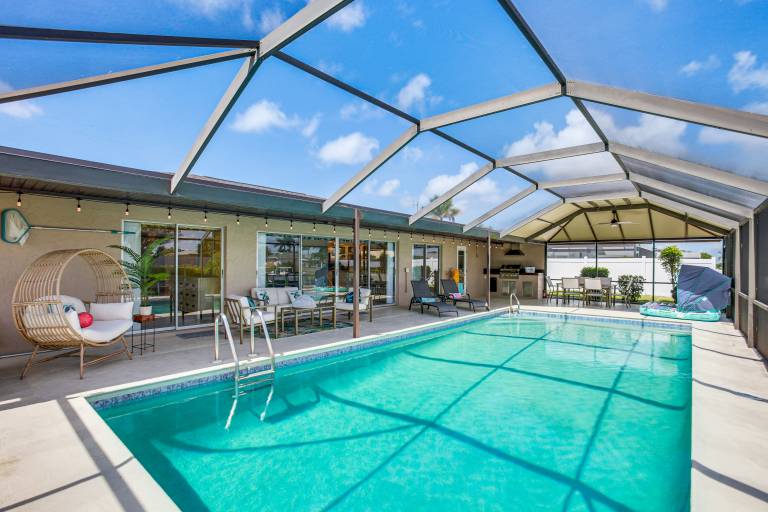 Heated Pool + Dolphin Viewing! Cape Coral Getaway in Cape Coral, FL
