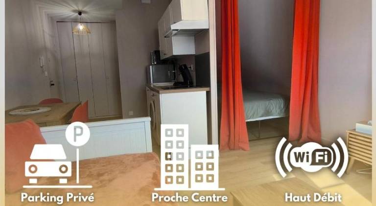 Apartment with 1 room for 4 persons in Chateauroux
