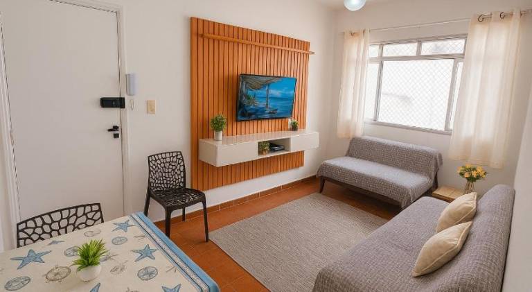 Rental apartment with 2 rooms for 6 persons in Guarujá