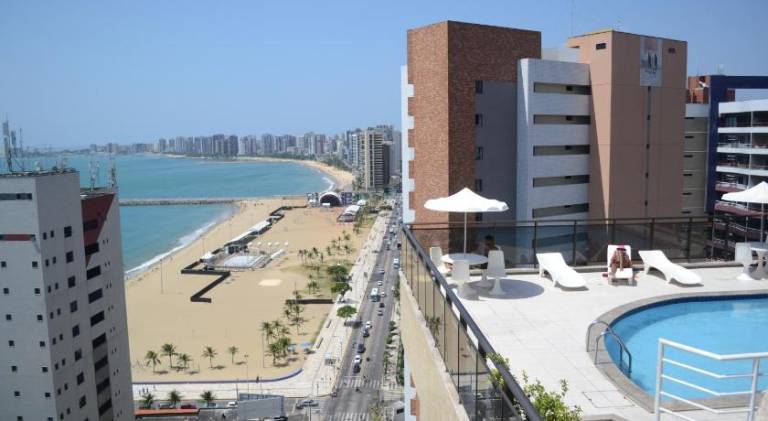 Rental apartment with sauna, terrace & pool | Next to the beach | Pet-friendly in Fortaleza