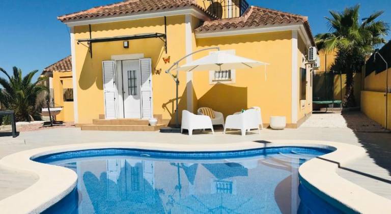 Villa with BBQ, garden & patio in Mazarrón
