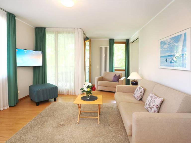 Appartement mit 1 Schlafzimmer und Balkon in Heringsdorf