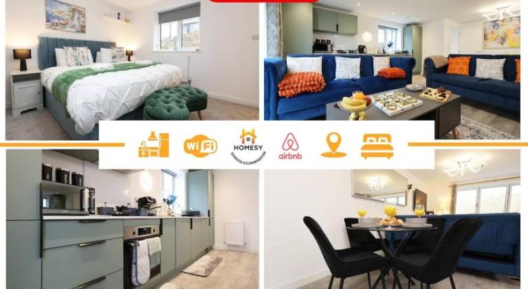 Newly Built Spacious & Central 2 Bedroom 2 Bathroom City Centre Apartment with Terrace in Cardiff