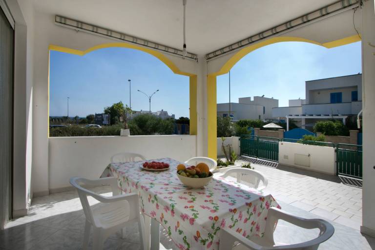 Holiday apartment with grill & patio | Sea view in Salve