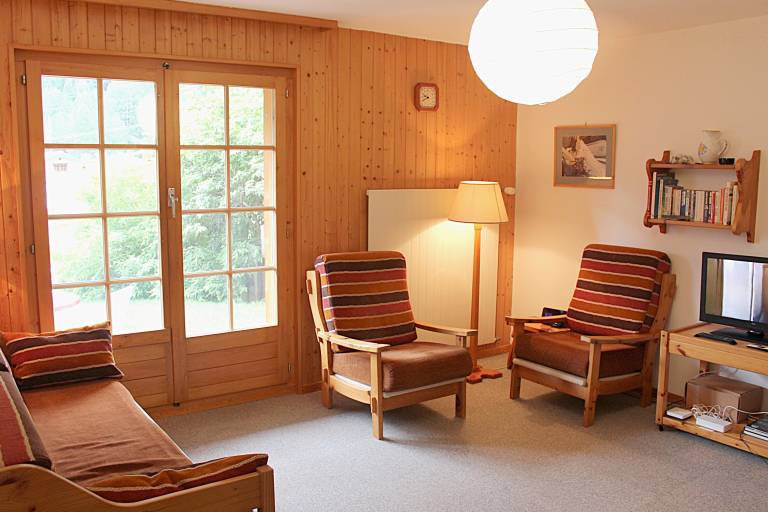 Holiday apartment with terrace & garden in Bagnes