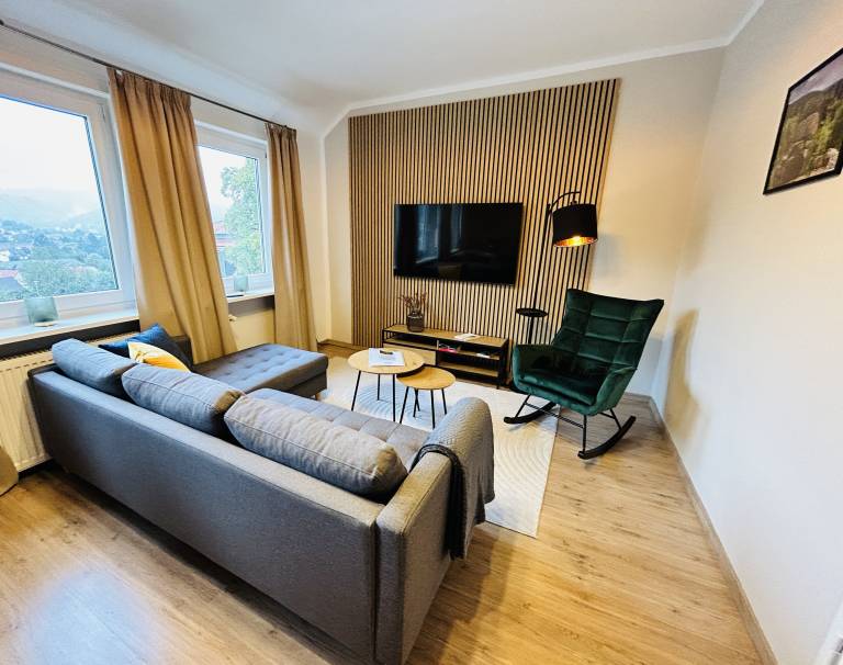Apartment with barbeque & yard | Mountain view in Bad Harzburg