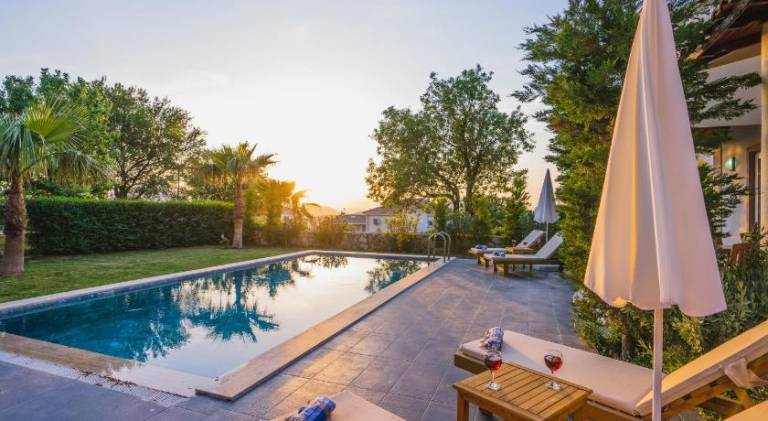 Fully equipped villa with private pool, garden & terrace | Dogs allowed in Fethiye