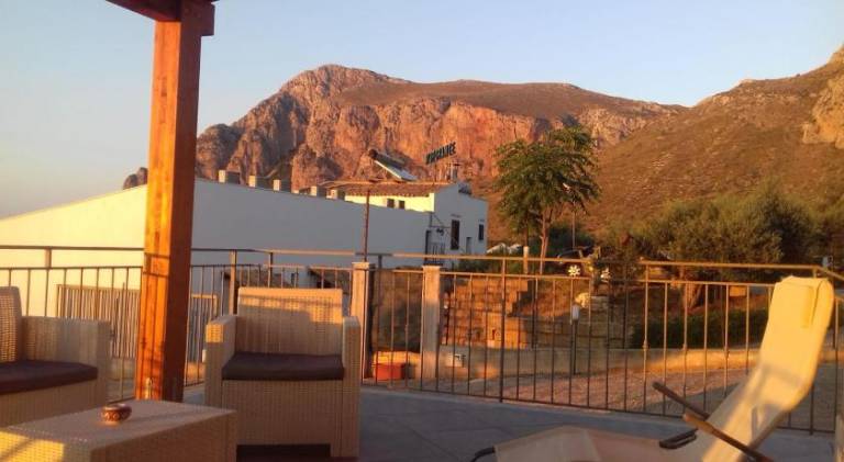 Lodge with terrace, grill & yard in San Vito Lo Capo