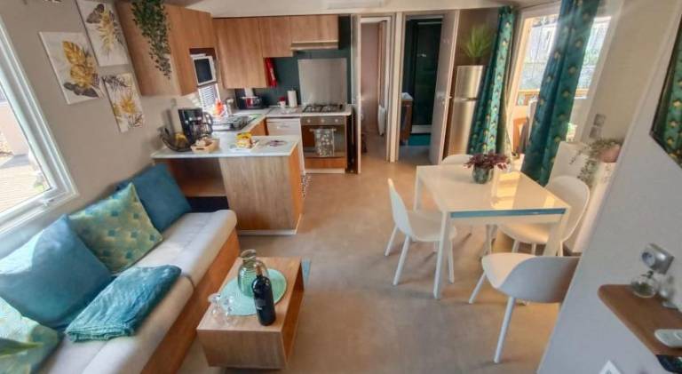 Le Lagon Rose nice bungalow Camping SIBLU le Mar Estang Canet-en-Roussillon, 2 rooms, 2 bathrooms, 2 — photo 2