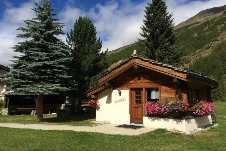 Ferienhaus mit Hund in Saas-Grund fuer max. 2 Personen