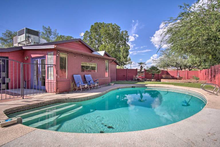 Stylish Tucson Home Backyard Oasis w Grill