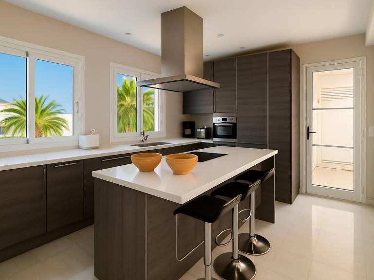 Apartment with private pool, yard & hot tub | Sea view — photo 4