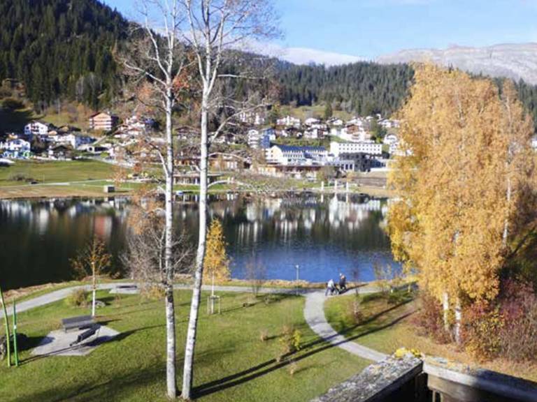 Ferienwohnung mit Hund in Laax, Salums f&uuml;r max. 6 Personen