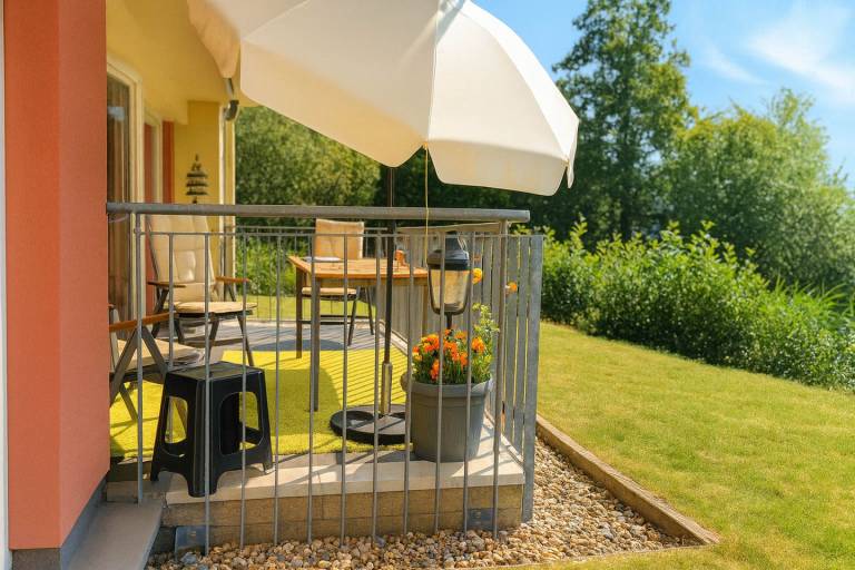 Komfortwohnung - direkt am Sandstrand mit Sauna, Whirlbadewanne und Balkon — photo 2