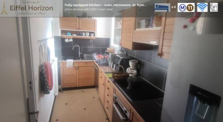 Paris 20 - T4 78m2 familial au pied du metro — photo 4