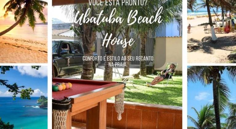 House with 3 rooms for 10 persons in Ubatuba