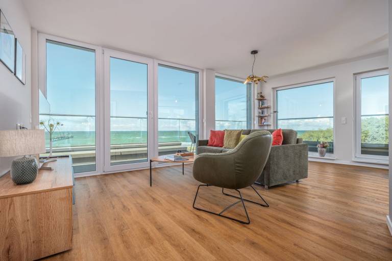 Ferienwohnung mit exklusivem Meerblick