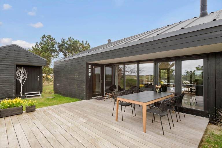 Ferienhaus mit Hund inRindby Strand Nordseeküste Dänemark f&uuml;r max. 6 Personen