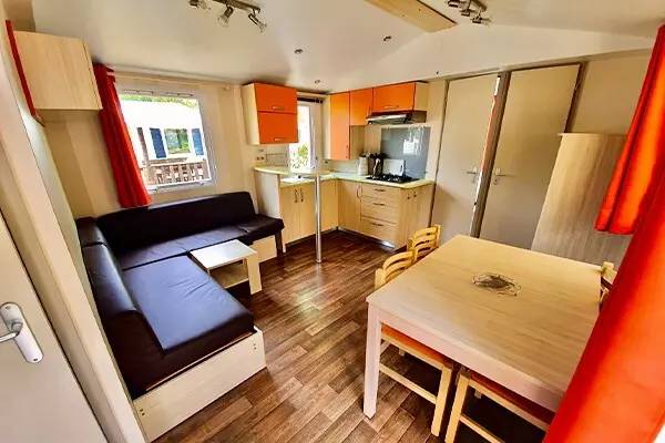 Campsite Les Vignes - Mobile home Classic 2 bdr. 4 pers. Small Decking — photo 2